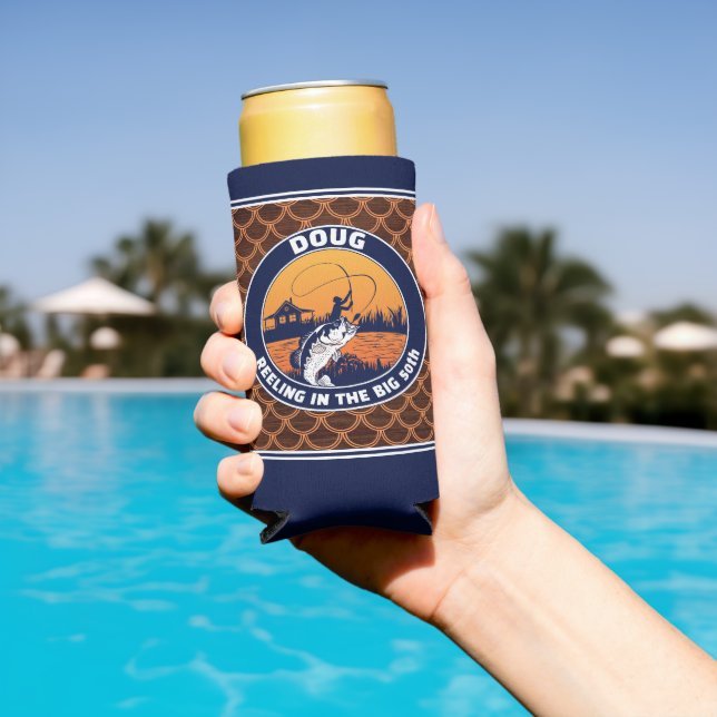Rafraîchisseur Pour Canette Slim Pêche Le Replonger (Piscine in situ)