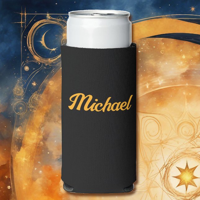 Rafraîchisseur Pour Canette Slim Personnaliser le nom d'une grande bobine de cadeau (Créateur téléchargé)