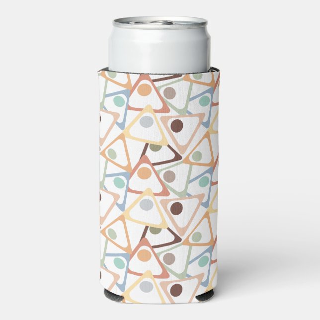 Rafraîchisseur Pour Canette Slim Petits Triangles Pastel (Seltzer Verso)