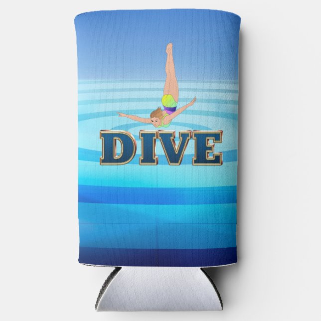 Rafraîchisseur Pour Canette Slim Plongeon TOP (Recto)