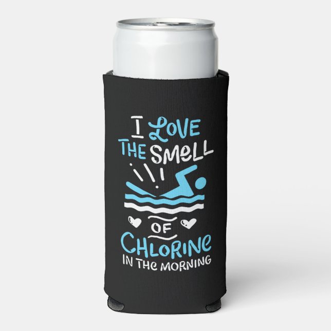 Rafraîchisseur Pour Canette Slim Poison de Swimming Swim Sport (Seltzer Recto)