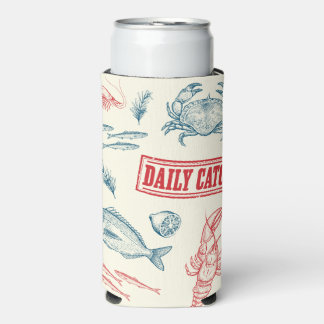 Rafraîchisseur Pour Canette Slim Refroidisseur de canette de seltzer Daily Catch de