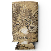 Refroidisseur de canette Léopard Sepia Sauvage