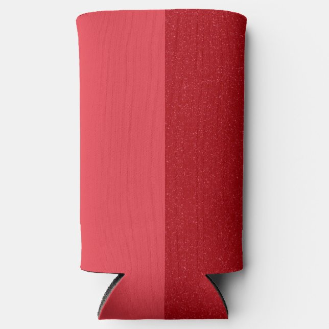 Rafraîchisseur Pour Canette Slim Refroidisseur de Seltzer personnalisé Rouge Tomate (Recto)