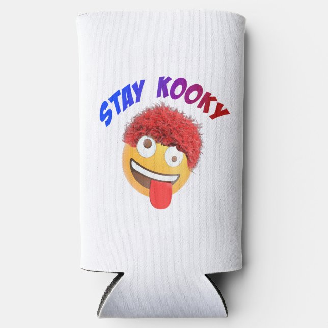Rafraîchisseur Pour Canette Slim Restez Kooky (Recto)
