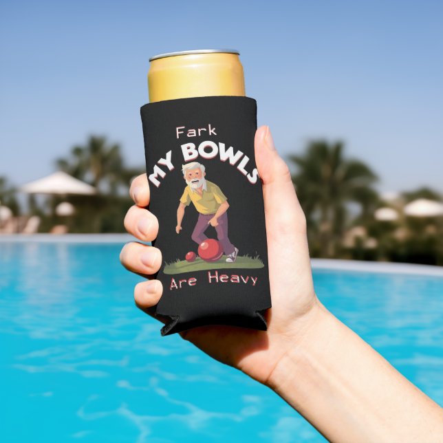 Rafraîchisseur Pour Canette Slim Rolling Struggles: Fark, mes boules de pelouse son (Piscine in situ)