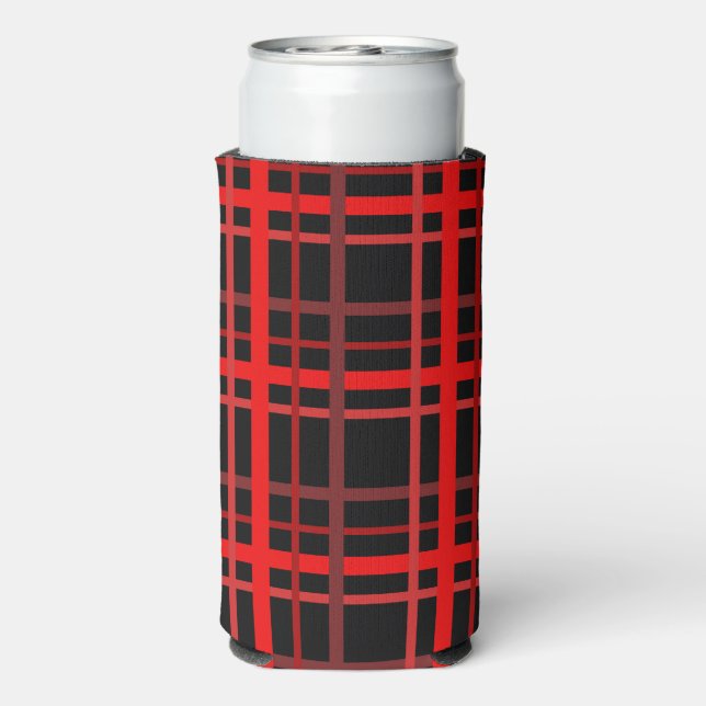 Rafraîchisseur Pour Canette Slim Rouge et noir (Seltzer Verso)