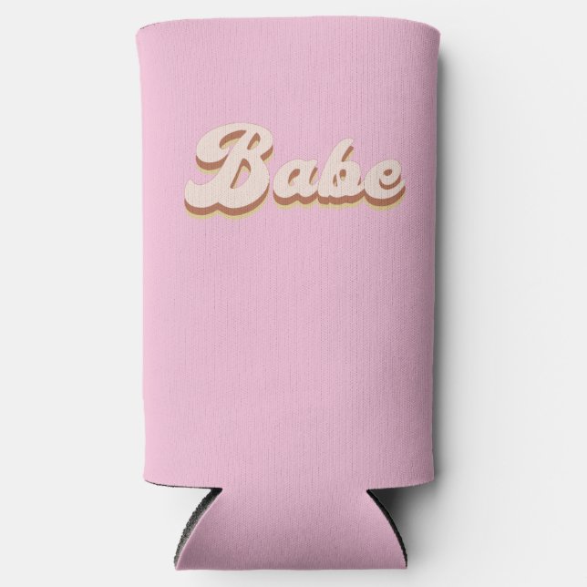 Rafraîchisseur Pour Canette Slim Rust Boho Retro Bacheloro Party Bridesmaid Can (Recto)