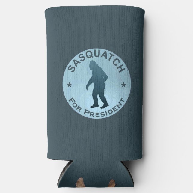 Rafraîchisseur Pour Canette Slim Sasquatch Président Can Cooler (Recto)