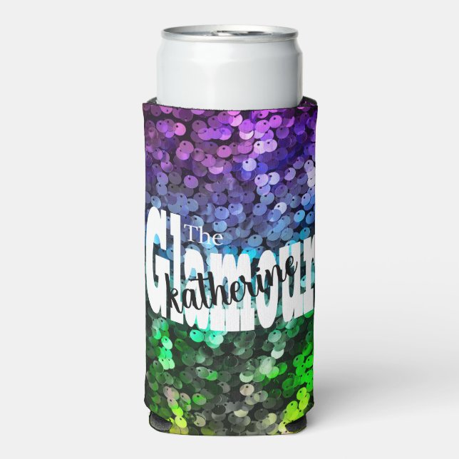 Rafraîchisseur Pour Canette Slim Séquence brillante (Seltzer Recto)