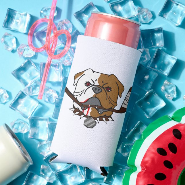 Rafraîchisseur Pour Canette Slim SHORESY Bulldogs de Sudbury (Été in situ)