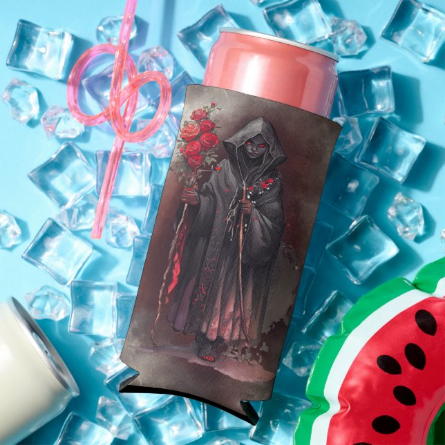 Rafraîchisseur Pour Canette Slim sorcellerie | Sorcière foncée foncée foncée brilla (Été in situ)