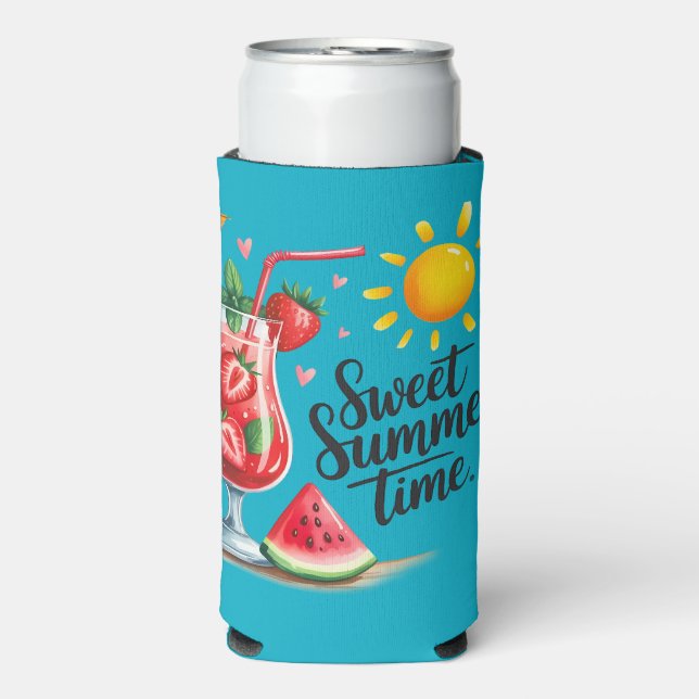 Rafraîchisseur Pour Canette Slim Sueur Été (Seltzer Recto)