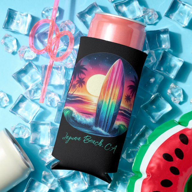 Rafraîchisseur Pour Canette Slim Surboard Escape (Été in situ)