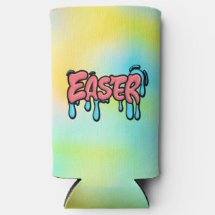 Rafraîchisseur Pour Canette Slim Texte de Pâques Sublimation-61424