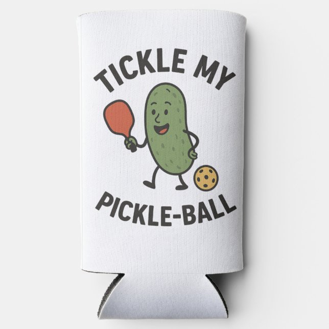 Rafraîchisseur Pour Canette Slim Tickle my Pickle ball (Recto)