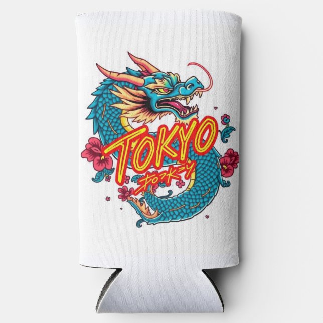 Rafraîchisseur Pour Canette Slim Tokyo Dragon (Recto)