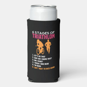 Rafraîchisseur Pour Canette Slim Triathlon - 6 Étapes Du Triathlon