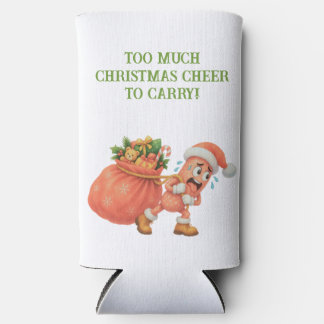 Rafraîchisseur Pour Canette Slim Trop de joie de Noël à porter ! Salami