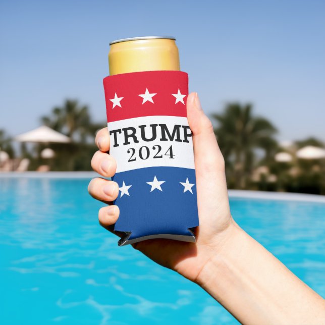 Rafraîchisseur Pour Canette Slim Trump 2024 (Piscine in situ)