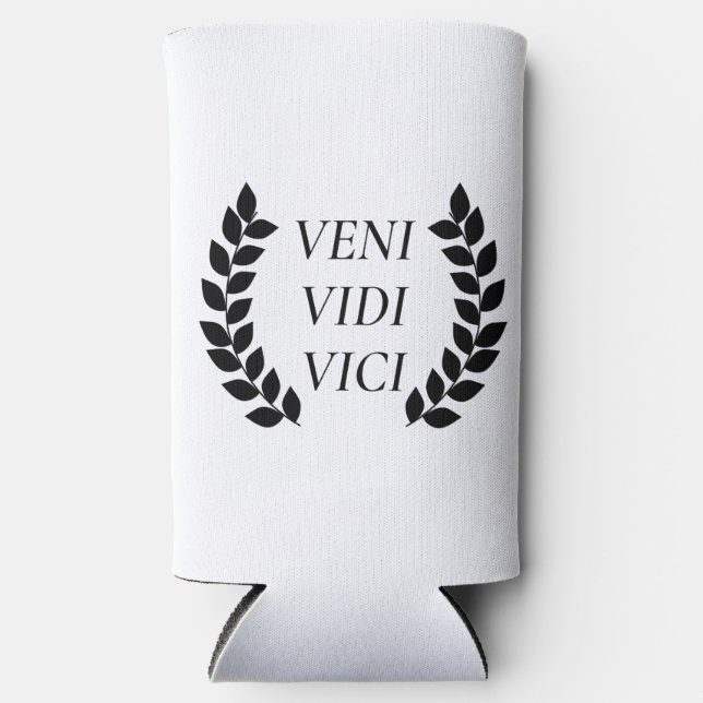 Rafraîchisseur Pour Canette Slim Veni Vidi Vici (Recto)
