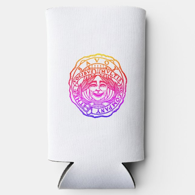 Rafraîchisseur Pour Canette Slim Vin arc-en-ciel (Recto)