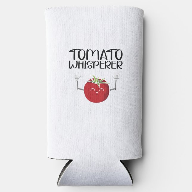 Rafraîchisseur Pour Canette Slim Whisperer tomate (Recto)