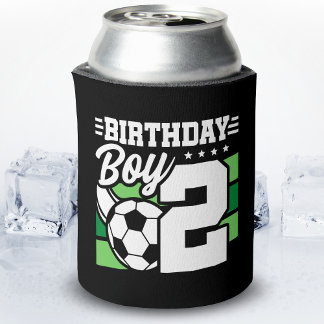 Rafraîchisseur Pour Canette Soccer Anniversaire - Garçon de 2 ans - 2e Anniver