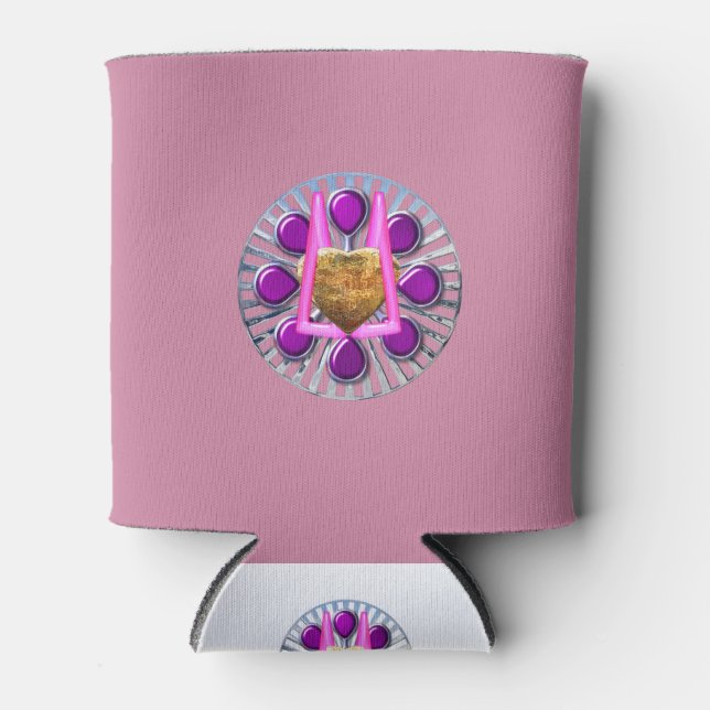 Rafraîchisseur Pour Canette Socle en métal doré (Devant)