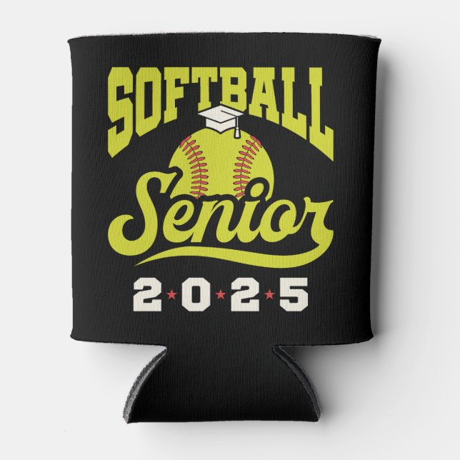 Rafraîchisseur Pour Canette Softball Senior Class of 2025 (Devant)