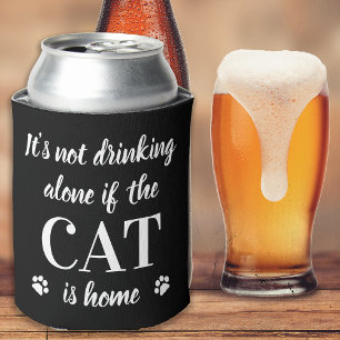Rafraîchisseur Pour Canette Son Chat Ne Pas Boire Seul Est Accueil Cute Photo 