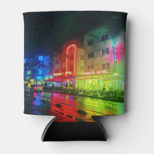 Rafraîchisseur Pour Canette South Beach, Miami, Floride Art Déco