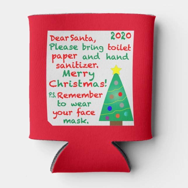 Rafraîchisseur Pour Canette Souvenir de Noël 2020 (Devant)