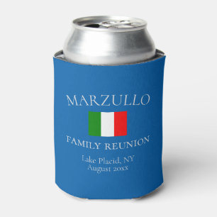 Rafraîchisseur Pour Canette Souvenir de réunion bleu azur personnalisé Favoris