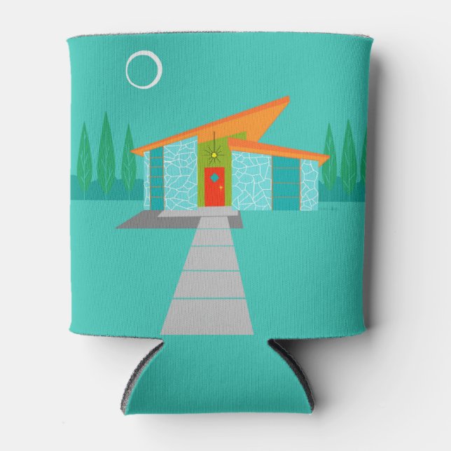 Rafraîchisseur Pour Canette Space Age Cartoon House Can Cooler (Devant)