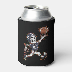 Rafraîchisseur Pour Canette Squelette de football américain Halloween Football