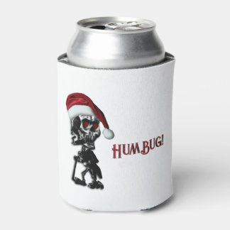 Rafraîchisseur Pour Canette Squelette de Noël fumeur de cigare Humbug