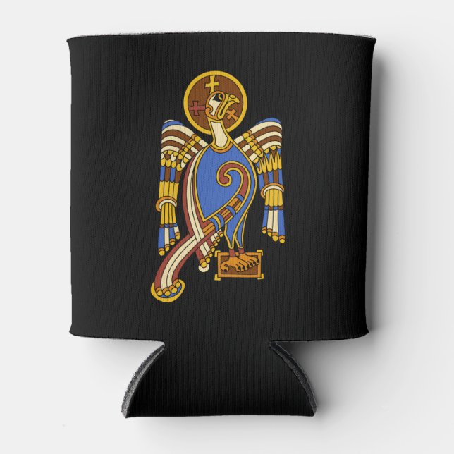 Rafraîchisseur Pour Canette St. John's Eagle Celtic Knot Art médiéval irlandai (Devant)