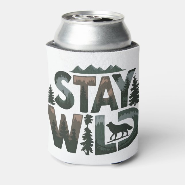 Rafraîchisseur Pour Canette Stay Wild - Conception inspirée de la nature (Can Dos)