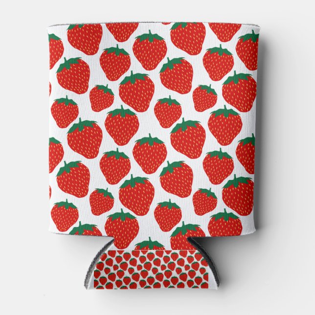 Rafraîchisseur Pour Canette strawberry crash pattern (Devant)