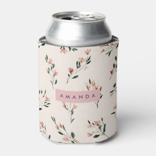 Rafraîchisseur Pour Canette Style Fleur de Cerisier Rose Clair Personnalisé