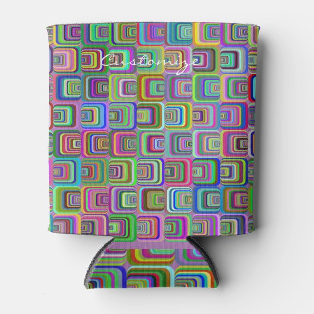 Rafraîchisseur Pour Canette Style hippie psychédélique super Thunder_Cove (Devant)