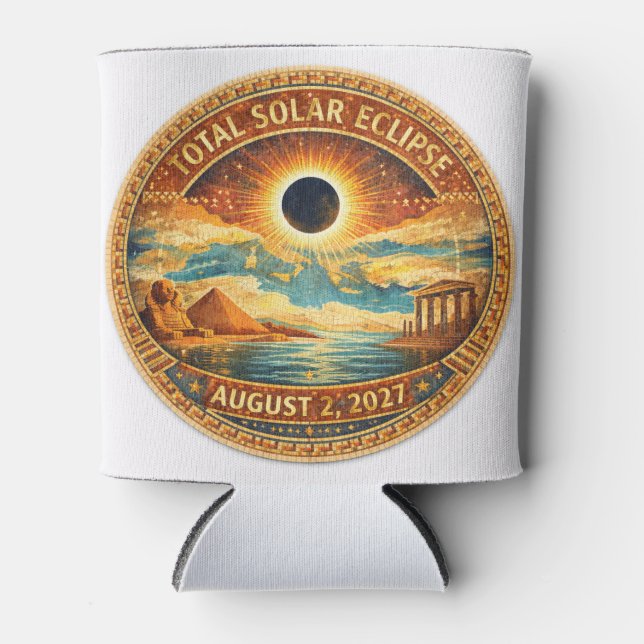Rafraîchisseur Pour Canette Style Mosaïque 2027 Eclipse (Devant)