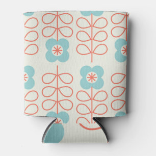 Rafraîchisseur Pour Canette Style nordique Géométrique Floral Vintage.