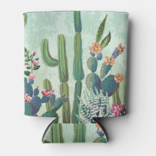 Rafraîchisseur Pour Canette Succulents mignons : Motif de cactus Vintage