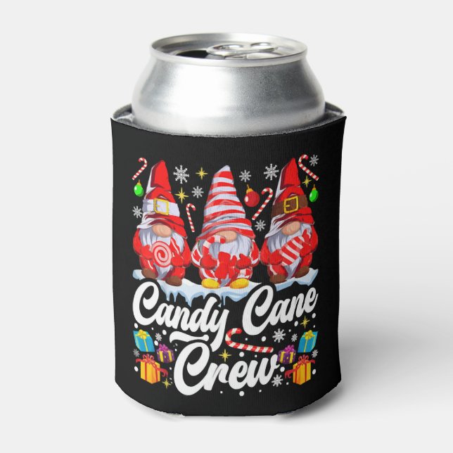 Rafraîchisseur Pour Canette Sucre de canne Crew Christmas Candy Lover Gnome (Can devant)