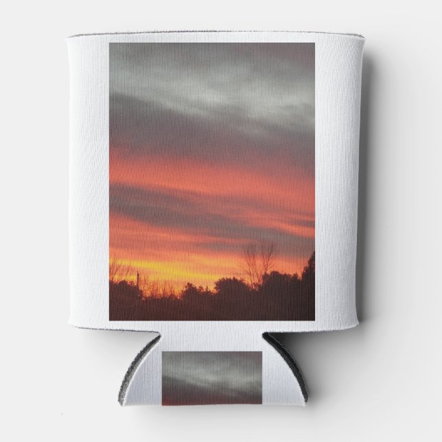 Rafraîchisseur Pour Canette Sunset de la Nouvelle Angleterre (Devant)