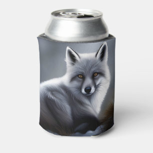 Rafraîchisseur Pour Canette Superbe Renard Artique
