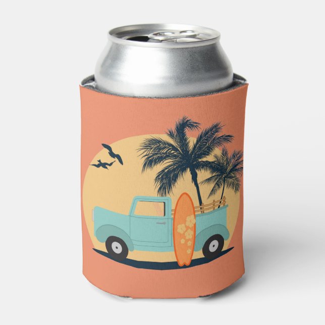 Rafraîchisseur Pour Canette Surf Retro Can Cooler (Can devant)