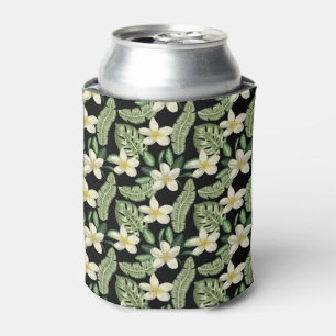 Rafraîchisseur Pour Canette Surface florale motif Fleurs tropicales et feuille